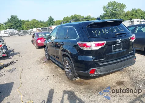 2016 Toyota Highlander Xle V6 из США, поврежденный, VIN 5TDJKRFH7GS500406